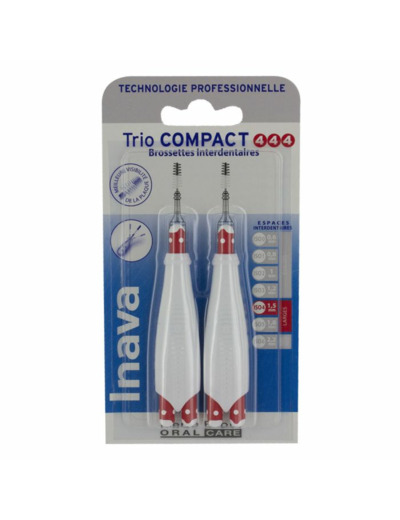 Brossettes Interdentaires 1.5mm Trio Compact Inava