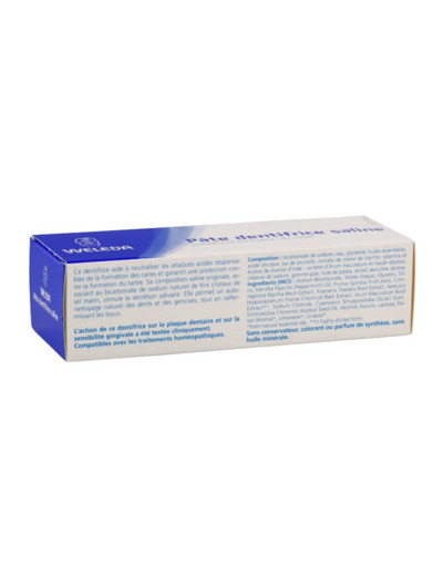 WELEDA PATE DENT SALINE TB75ML