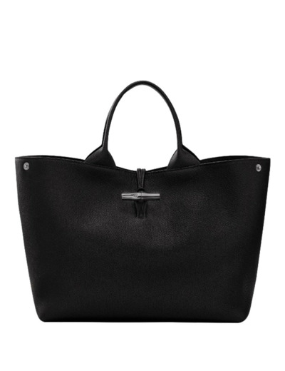 Longchamp Roseau Sac Porté Main L Noir