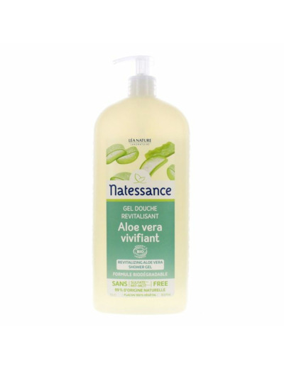 NATESSANCE HYGIENE GEL DOUCHE ALOE VERA F