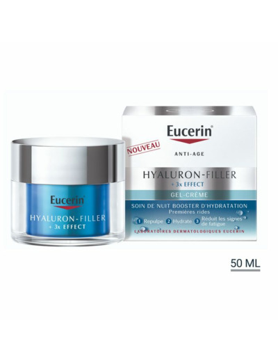 EUCERIN HYALURON FILLER 3X SOIN NUIT GEL