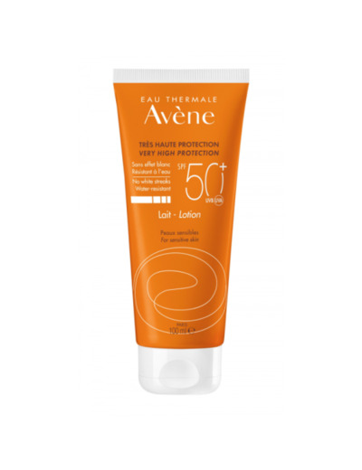 Lait Spf50+ Peaux Sensibles 100ml Solaire Avène