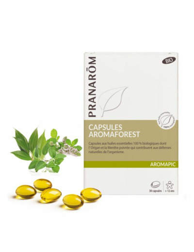 Capsules aromaforest bio x30 Aromapic Pranarôm