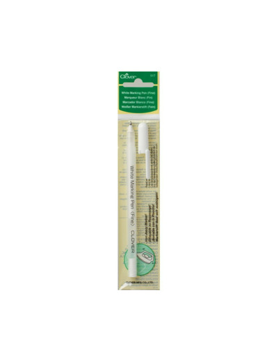Crayon marqueur Blanc Clover