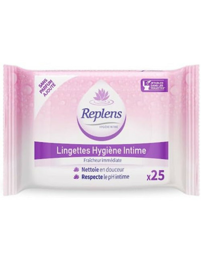 REPLENS LINGETTES B/25