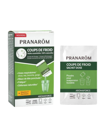 PRANAROM AROMAFORCE COUP FROID SACH 9X2G
