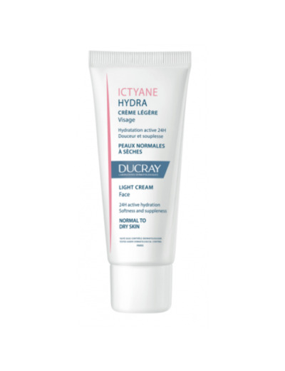 Hydra Creme Legere Peaux Normales A Seches 40ml Ictyane Ducray