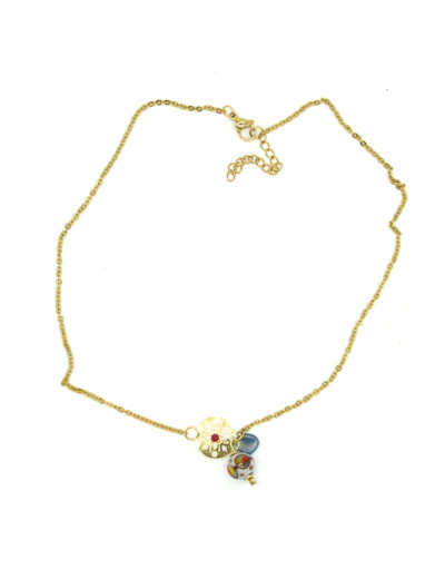 Collier ras de cou doré Oralya