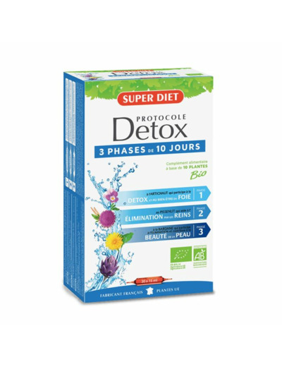 SUPERDIET PROTOCOLE DETOX B 15ML 30