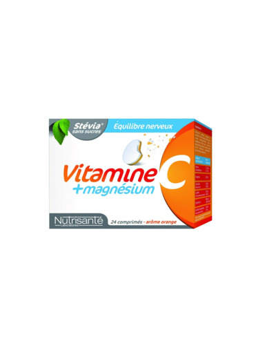 Vitamine C + Magnesium 24 Comprimes Nutrisante