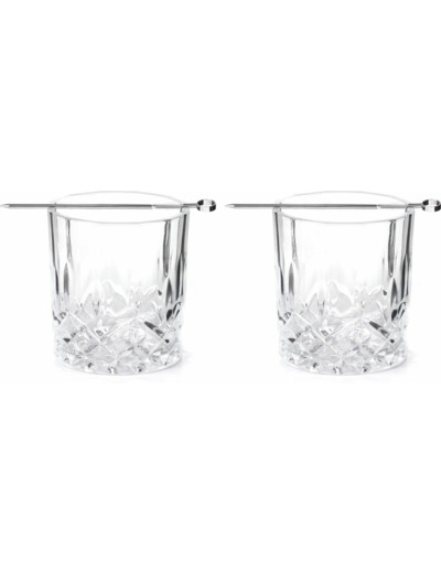 Lot de 2 verres à whisky
