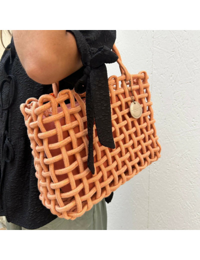 Sac en maille Le Voyage en Panier – Marlyne Maroquinerie