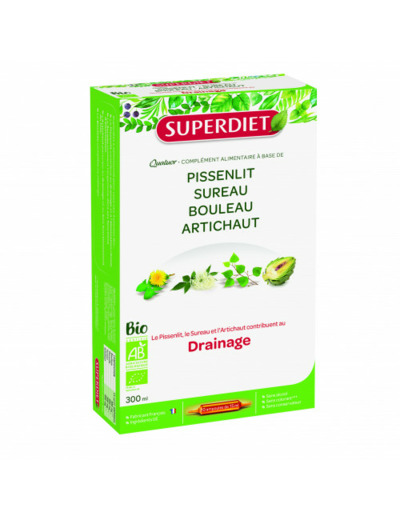Quatuor Drainage 20 Ampoules Superdiet