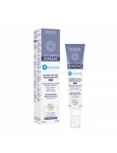 Baume-en-gel Ressourçant Nuit 40ml REhydrate Toutes peaux même sensibles Eau thermale Jonzac