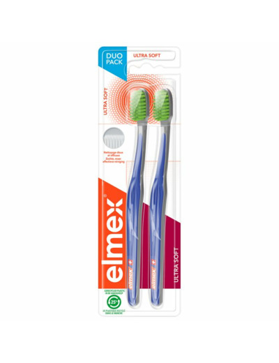 Brosses A Dents Anti Caries Ultrasoft X2 Elmex