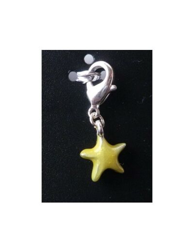 Pendentif étoile jaune