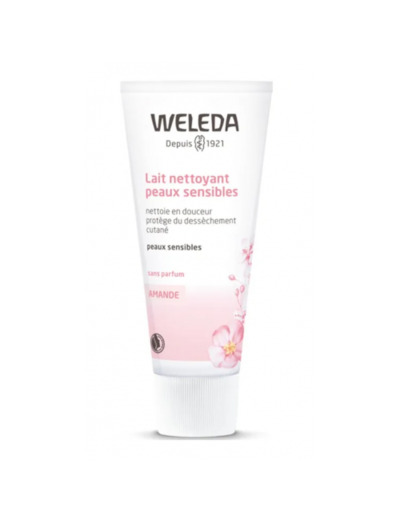 Lait Nettoyant Confort Peaux Sensibles 75ml Weleda