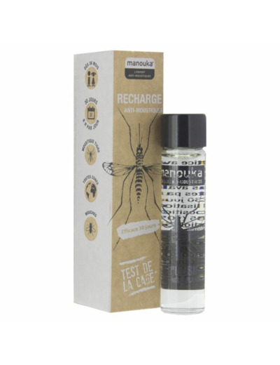 Anti Moustiques Recharge Bracelet Et Boule 6ml Manouka