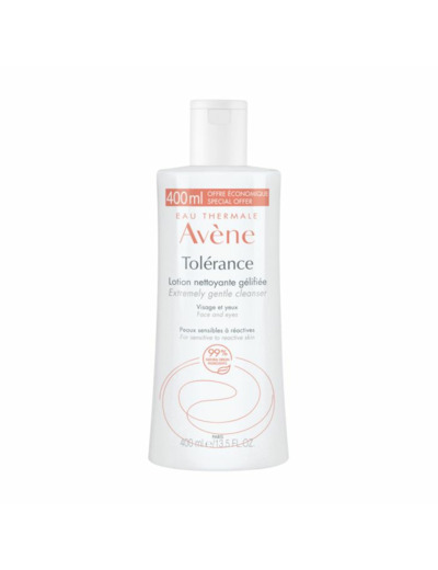 Lotion Nettoyante Gélifiée 400ml Tolérance Peaux Sensibles Avène