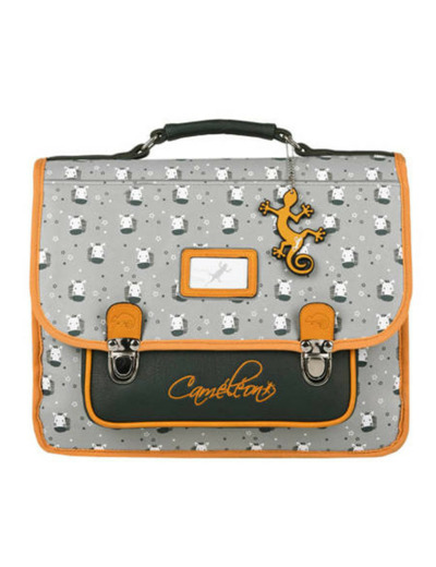 Caméléon Rétro Cartable 35cm Zebra Yellow