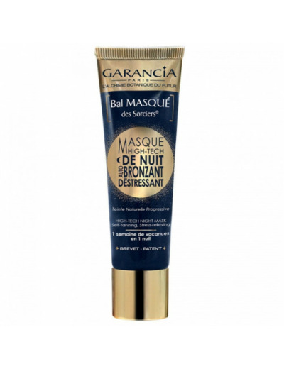 Masque High-tech Nuit Auto-bronzant Destressant 50ml Bal Masque Des Sorciers Garancia