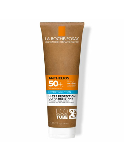 Lait solaire hydratant corps SPF50+ 250ml Anthelios sans parfum Tube Eco-Responsable 250ml Anthelios La Roche-Posay