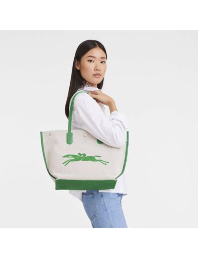 Longchamp Roseau Sac cabas toile L Vert