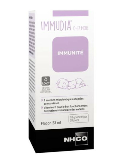 Immudia 0-12 mois 23ml Optimage Nhco Nutrition