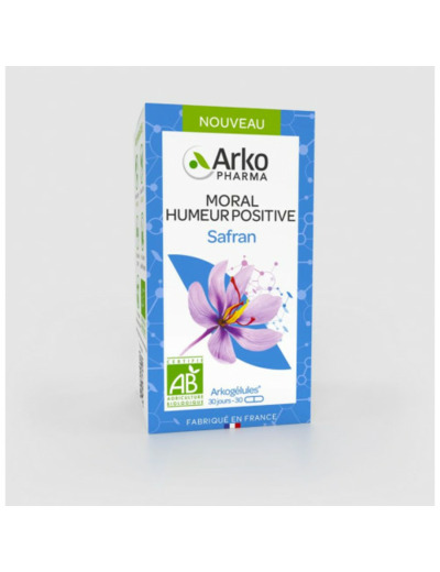 Safran 30 gélules Arkogélules Moral, Humeur Positive Arkopharma