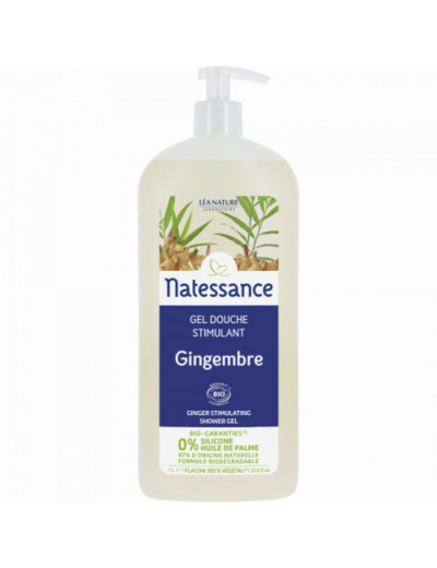 Gel Douche Gingembre Stimulant Bio 1l Natessance