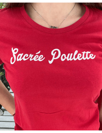 T-shirt Sacrée poulette