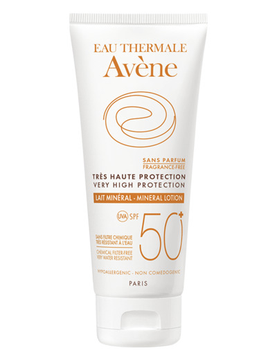 Lait Mineral Tres Haute Protection Peaux Intolerantes Spf50+ 100ml Solaire Avène