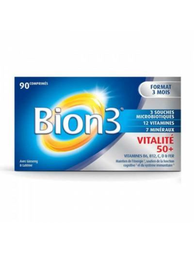 Vitalité 50+ x90 Comprimes Bion 3