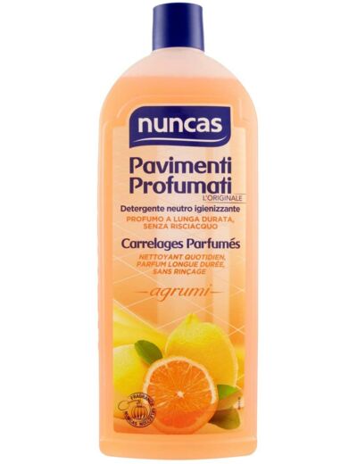 Nuncas Italia S.p.A. Nettoyant Désinfectant Universel pour Sols Profumo Di Agrumi Flacon 1 L