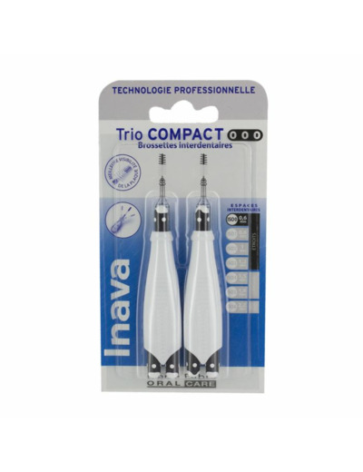 Brossettes Interdentaires 0.6mm Trio Compact Inava