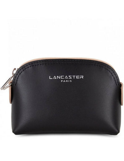 Lancaster Constance Porte Monnaie 137-01 Noir Nude Clair Nude Foncé