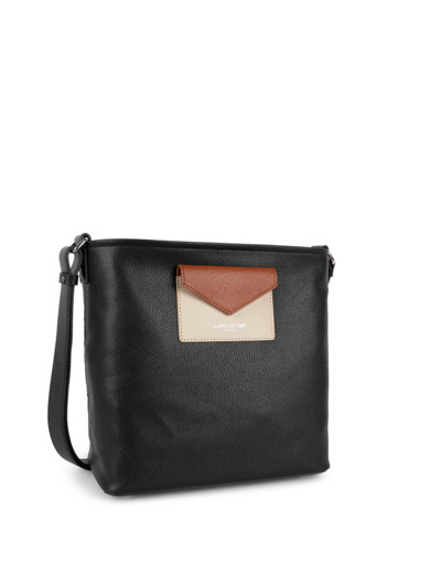 Lancaster Maya Sac Seau 517-49 Noir Galet Rosé Cognac