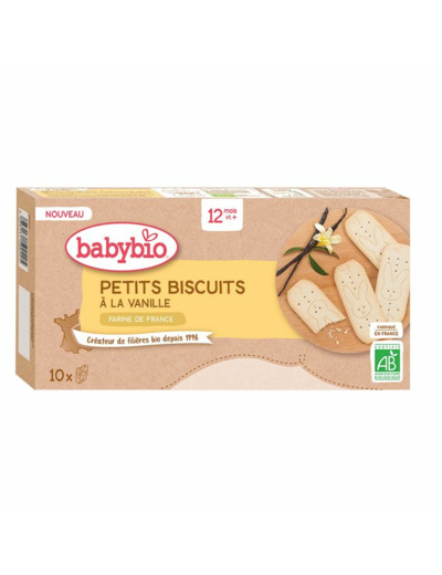 BABYBIO PETITS BISCUITS VANILLE 160G