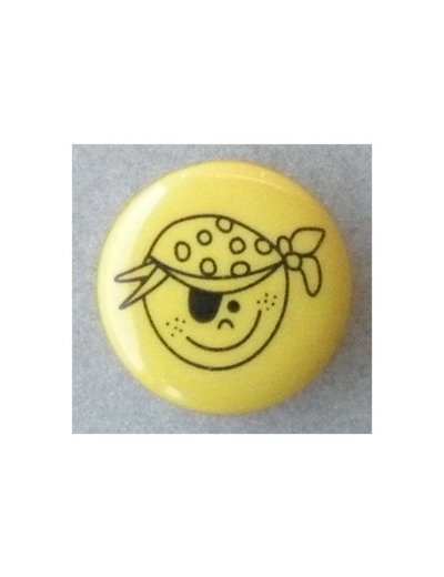 Bouton jaune pirate