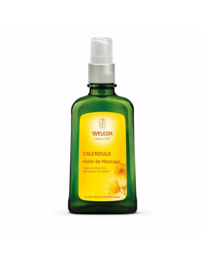 Huile De Massage Peaux Sensibles 100 ml Calendula Weleda