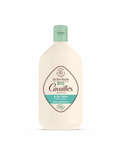 Gel Bain et Douche Aloe Vera Bio 400ml Peaux sensibles Rogé Cavaillès