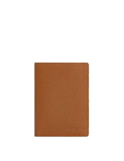 Le Tanneur Charles Portefeuille Moyen 2 Volets Cuir Grainé Tan