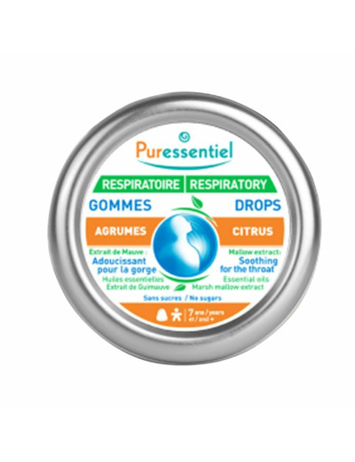 Gommes Agrumes Respiratoire 45g Respiratoire Puressentiel