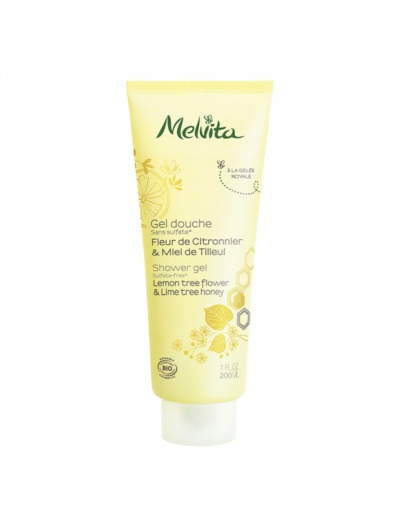 Gel Douche Fleur De Citronnier Et Miel De Tilleul Bio 200ml Melvita