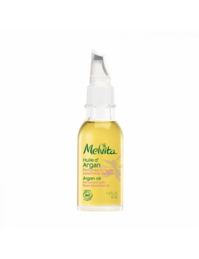 Huile D'argan Bio Parfumee Revitalisante Huile Essentielle De Rose 50ml Melvita