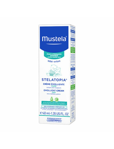Stelatopia Creme Emolliente Visage 40ml Mustela