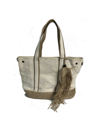 Farfouillette Sac Shopping Beige