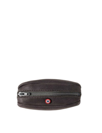 Larmorie Charles Nubuck Porte-Monnaie Nuage Gris