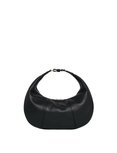 Le Tanneur Juliette Petit Sac Hobo En Cuir Grainé Noir