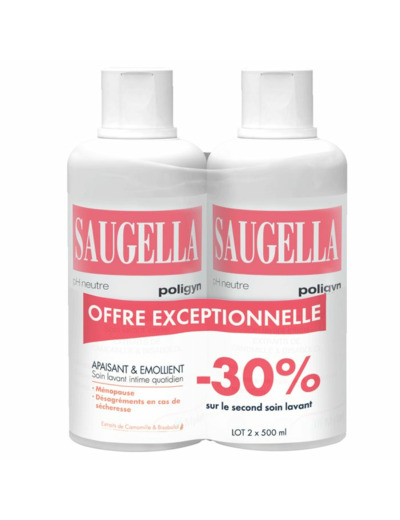 SAUGELLA POLIGYN DUO FL 2X500ML